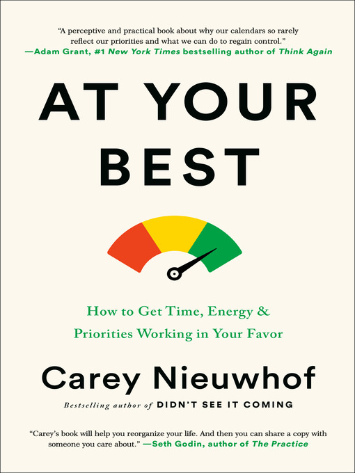 Title details for At Your Best by Carey Nieuwhof - Available